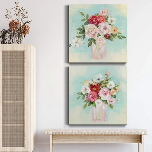 Miniatura 5 de Renditions Gallery Arrangement of Spring I - Arte de pared, decoración en lienzo de alta calidad con envoltura de galería, listo para colgar, 10