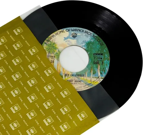 Miniatura 3 de sdroceRyaM Mangas interiores de disco de vinilo de 7 pulgadas, 50 piezas de plástico antiestático de fondo redondo EP fundas protectoras para discos