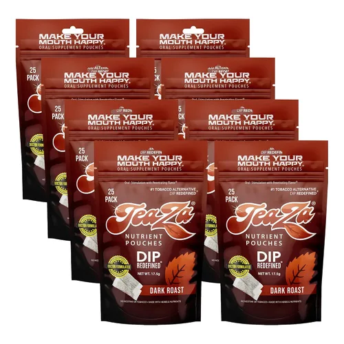 Miniatura 55 de Teaza Bolsas energéticas a base de hierbas, para masticar tabaco, alternativa sin nicotina, sin humo, tabaco alternativo y inmersión saludable