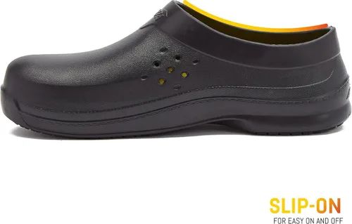Miniatura 3 de Avia Flame - Zuecos antideslizantes para hombre, zapatos antideslizantes para servicio de alimentos, zapatos antideslizantes para restaurante
