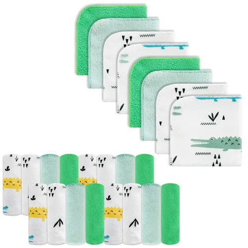 Miniatura 20 de softan Toallitas para bebé, paquete de 24 toallitas de baño para bebé extrasuaves y ultra absorbentes, toallitas faciales para bebé unisex