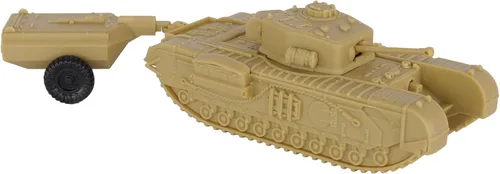 Miniatura 3 de BMC CTS WW2 British Churchill Tanque de cocodrilo - Tan 1:38 plástico Reino Unido Ejército Vehículo Bronceado