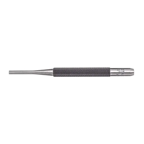 Miniatura 10 de Starrett Punzón de clavo con empuñadura moleteada para introducir o extraer pasadores en una pieza de trabajo - Acero endurecido y templado, 4