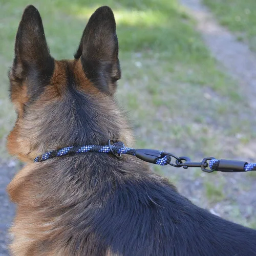 Miniatura 8 de BronzeDog Rope Pro - Collar de entrenamiento para perro trenzado sin tirones, collares redondos de liberación rápida para perros pequeños, medianos