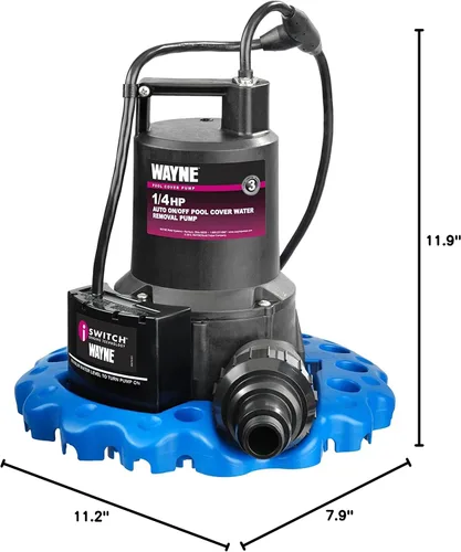 Miniatura 11 de WAYNE WAPC250 bomba automática de 1/4 HP de encendido/apagado para quitar el agua de la alberca