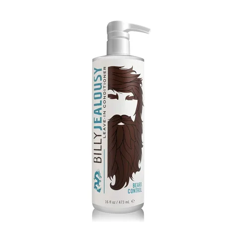 Miniatura 8 de Billy Jealousy Acondicionador de barba sin enjuague para hombres con jugo de hoja de aloe y aceite de semilla de jojoba, suaviza el cabello