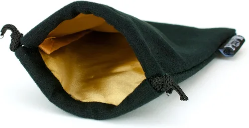 Miniatura 3 de Bolsa de dados grande clásica – 5 x 8 pulgadas con cierre de cordón y diseño duradero – Capacidad para más de 100 dados poliédricos (interior azul)