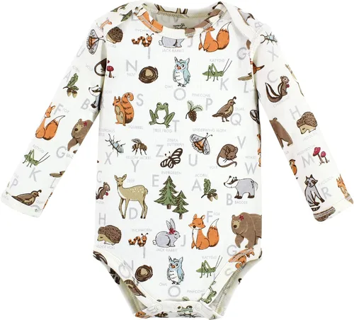 Miniatura 4 de Touched by Nature baby-girls Organic Cotton Long-sleeve Bodysuits