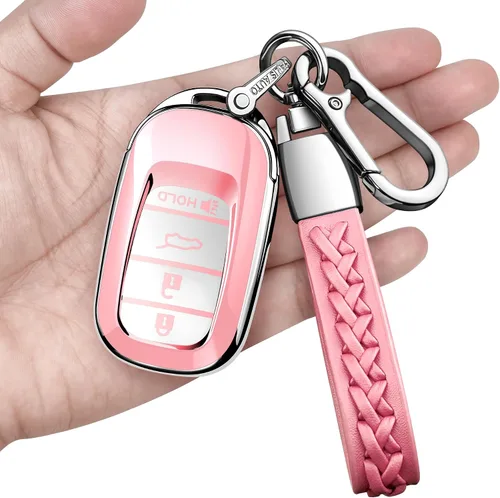 Miniatura 8 de Funda para llavero Honda con llavero TPU suave de protección de 360 grados para Accord Civic HR-V CR-V Pilot Passport Sport SI EX EX-L Touring 2022