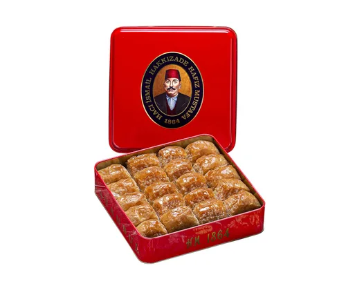 Miniatura 61 de Hafiz Mustafa 1864 Istanbul Baklava - Caja de pastelería - Bocadillos de postre de Baklava horneados hechos de hojas de masa filo fresca, pistacho