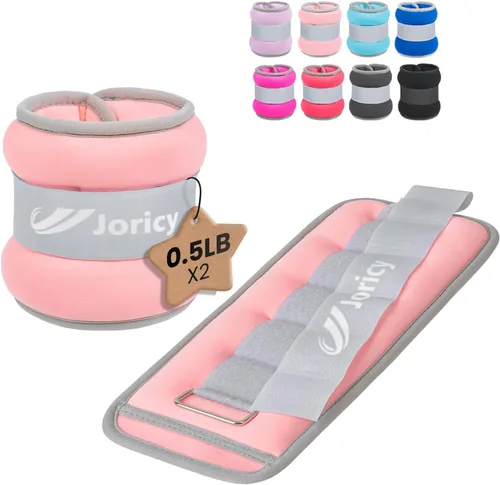 Ankle Weights A Pair of 1/2/3/4/6/8/10/12/20 LBS Wrist Leg Arm Weights for Women Men with Adjustable Straps, Strength weighted for Physical Therapy
