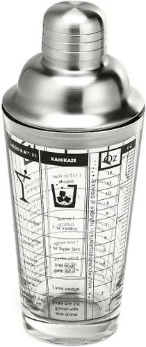 Miniatura 11 de Outset Herramienta de bartending de doble pared, medidor de cóctel, 2 en 1, 1 oz y 2 onzas, acero inoxidable