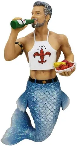 December Diamonds Craw Daddy Merman Adorno de Navidad 5555127 Nuevo