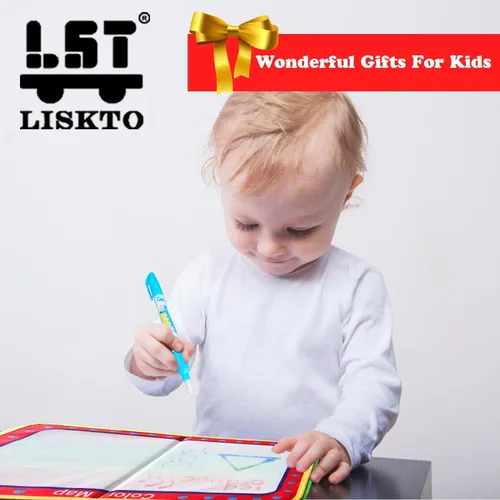 Miniatura 2 de LISKTO - Libro de estera para garabatos de agua: juguete mágico de educación para la primera infancia, perfecto para viajes, gran regalo para niños