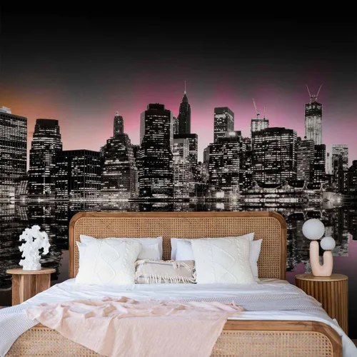 Miniatura 5 de artgeist Mural de pared Nueva York, 77 x 61 pulgadas, adhesivo autoadhesivo para pared, diseño de foto extraíble, decoración del hogar, paisaje