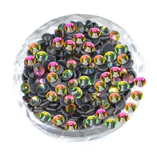 Miniatura 36 de LPBeads 10000 unidades de diamantes termoadhesivos SS6 amatista con parte trasera plana, gemas de diamantes de imitación de cristal redondas
