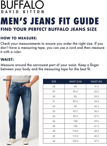 Miniatura 3 de Buffalo David Bitton Jeans rectos relajados para hombre