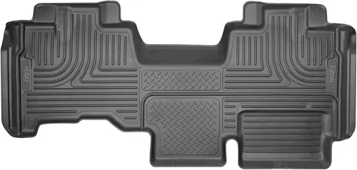 Husky Liners Weatherbeater Alfombrillas | Se adapta solo a Ford F-150 SUPERCAB 2009-2014 | 2ª fila, 1 pieza negro - 19351