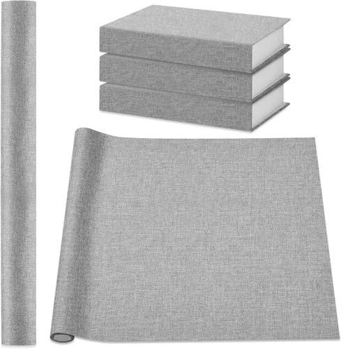 Miniatura 7 de PerKoop Paño para encuadernación de libros, 40 x 16 pulgadas, superficie de tela, con respaldo de papel, archivo, europeo, duradero, fuerte