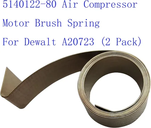 Miniatura 2 de 5140122-80 Compresor de aire Motor Brush Spring para Dewalt A20723 (paquete de 2)