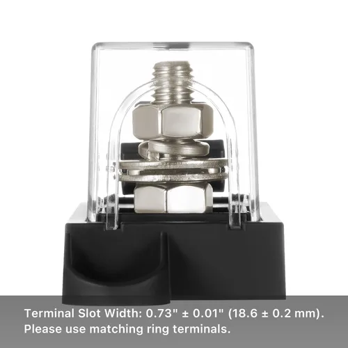 Miniatura 4 de Portafusibles Chatovalo ANM con fusible de 300 A, mejora ANM/Mega sobre ANL para inversor de alta potencia y bloque de distribución