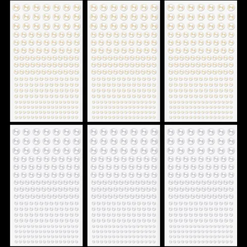 Miniatura 7 de 900 calcomanías de diamantes de imitación en gemas autoadhesivas coloridas para la cara, 0.157 pulgadas, joyas de cristal adhesivas para el cuerpo