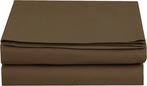 Miniatura 42 de Elegant Comfort Sábana plana premium de 1 pieza de calidad hotelera, lujosa y más suave, 1500 hilos, ropa de cama sábana plana de calidad egipcia