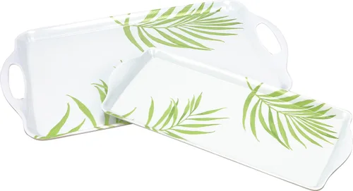 Miniatura 9 de Reston Lloyd Corelle Coordinates charola de melamina con asas, (Tidbit Tray)