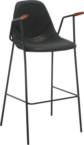 Miniatura 13 de Safavieh Home Collection Tanner Taburete de bar gris ceniza Mid-Century