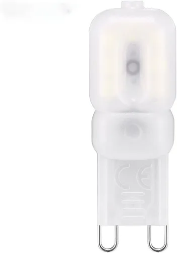 Miniatura 2 de Bombillas LED G9 6000K luz diurna blanca 3 W regulables lámparas de luz esmerilada 30 W equivalente a halógenos 450 lúmenes CRI >90Ra T4 G9 base