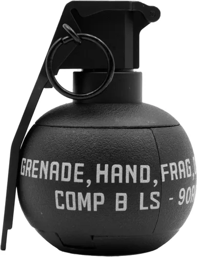 Zhongren M67 Granadas de mano de plástico Juguete Maniquí Granada Modelo Tactcial Airsoft Paintball Ejército Juego de rol Prop para mayores de 15