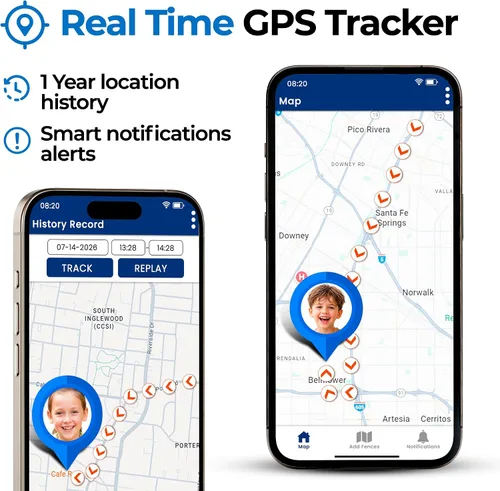 Miniatura 6 de Reloj para niños con localizador GPS, llamadas bidireccionales, seguimiento en tiempo real y alertas SOS - Reloj inteligente para niños