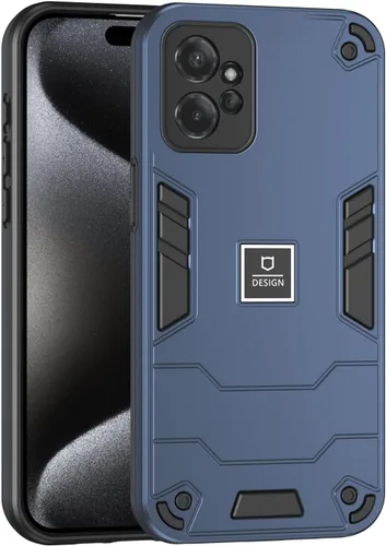 Miniatura 319 de Funda compatible con Huawei Y9 Prime (2019), compatible con Huawei Y9 Prime (2019) 4G STK-L21 2 en 1 [PC duro + TPU], funda de teléfono azul