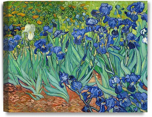 Miniatura 29 de Serie de pinturas de Vincent Van Gogh (favoritos). Reproducción de arte clásico de Van Gogh, impreso en lienzo Noche estrellada