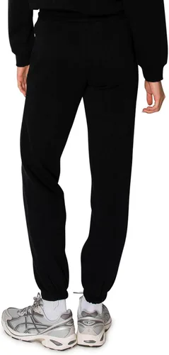 Miniatura 3 de Cali1850 Pantalón deportivo Cloud Nine Fleece para mujer, cintura alta, ajuste holgado, dos bolsillos, cintura elástica con cordón