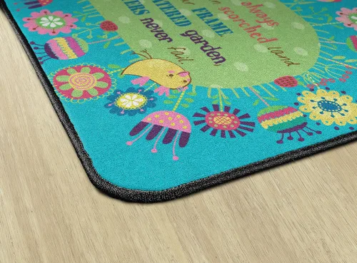 Miniatura 6 de Flagship Carpets God's Garden - Alfombra inspiradora de adoración bíblica, alfombra de aprendizaje para aula o hogar, habitación de niños o sala