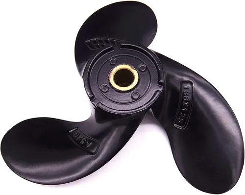 SouthMarine 58110-97JA0-019 Hélice de aleación de aluminio para Suzuki 2.5hp DF2.5 motores fueraborda A520 7 3/8x5 3/8