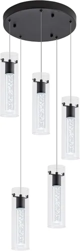 Miniatura 17 de Iluminación Colgante para Isla de Cocina, Lámpara de Araña para Techo Alto, Accesorios de Iluminación de Lámpara de Araña Moderna, Lámpara de Araña