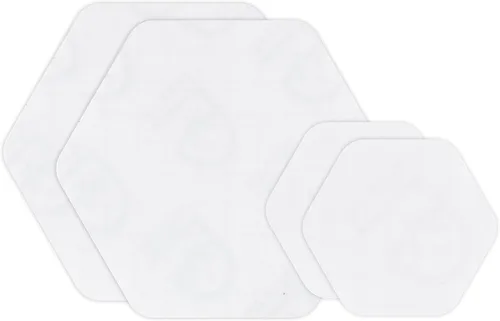 Miniatura 16 de GEAR AID Tenacious Tape Hex – Parches de reparación de 6.35 cm y 3.81 cm (4 parches: dos de 6.35 cm y dos de 3.81 cm, negro) – Adhesivo de pelar