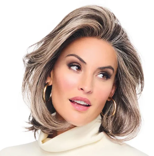 Miniatura 34 de Raquel Welch Flying Solo - Peluca de página para niño, 100% atada a mano por ropa de pelo, gorra pequeña promedio, RL4/10SS Iced Java Java helado
