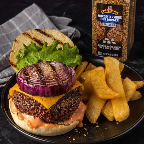 Miniatura 6 de McCormick Grill Mates Worcestershire Pub Burger Seasoning - Condimento para hamburguesas, 10.62 oz