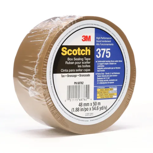 Miniatura 11 de 3M Scotch 72408-case 375 - Cinta de sellado de caja, 1.890 in x 2,998.7 ft, transparente (paquete de 6)