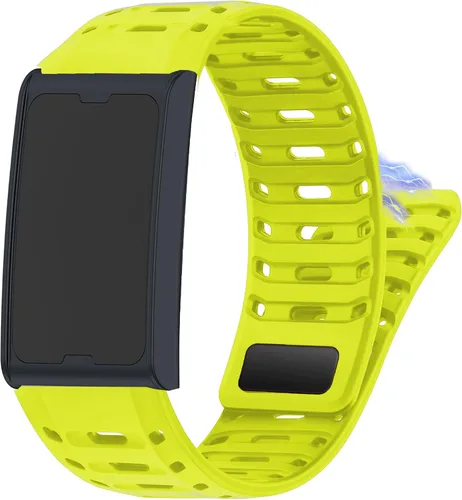 Miniatura 10 de Lamshaw Compatible con las bandas Amazfit Helio, nueva silicona deportiva a prueba de sudor, correa unisex transpirable compatible con Amazfit Helio