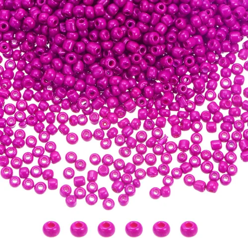 HARFINGTON 12000 cuentas pequeñas de vidrio de 12/0 0.079 in sueltas pequeñas y pequeñas cuentas redondas para pulseras, aretes, anillos, joyería,