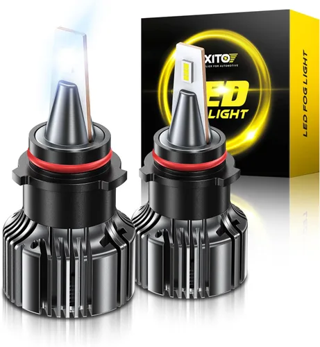 Miniatura 16 de AUXITO Bombilla LED H3 amarilla 3000K, 16,000 lúmenes, 600% súper brillante, 10 años de vida útil, tamaño 1:1 Plug-n-Play, instalación 100%