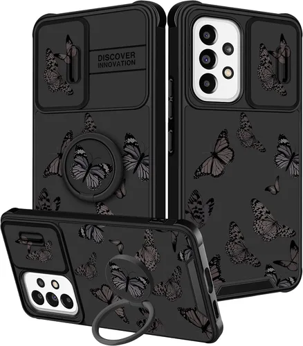 Miniatura 204 de Funermei Funda para teléfono Samsung Galaxy Note 10 Plus – Funda femenina bonita para niñas, diseño inspirador estético con funda para cámara