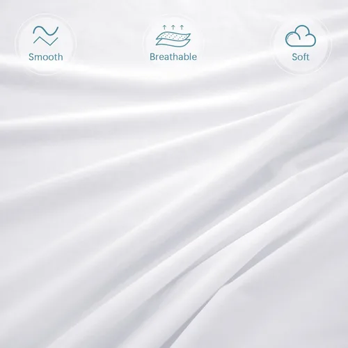 Miniatura 2 de Funda Protectora de Colchón Impermeable con Cremallera para Individual (4/5/7/9 Pulgadas), Funda de Colchón Transpirable y Envoltura de Colchón