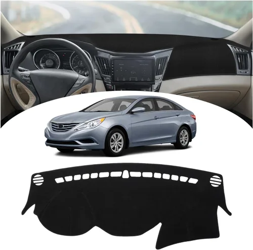 Miniatura 19 de FIILINES Cubierta para tablero Compatible con Mazda 3 2010-2013 Accesorios Tapete para tablero para Mazda 3 Accesorios Tapete para salpicadero