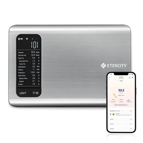 Miniatura 11 de Etekcity Báscula digital de cocina para alimentos, gramos y onzas para perder peso, hornear y cocinar, graduación precisa de 0.05 oz/1 g, 5
