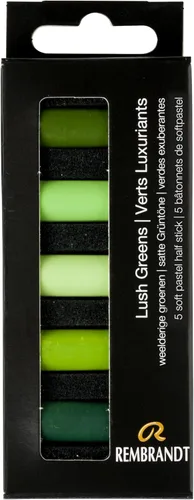 Miniatura 16 de Rembrandt Juego de micro pastel suave, 10 barras de media pieza, selección de tonos oscuros Dark Shades